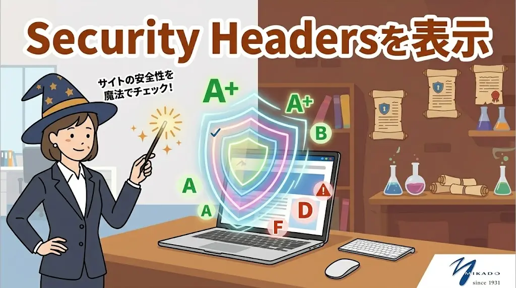 あなたのサイトは安全?1秒で診断できる「セキュリティヘッダー確認」魔法のボタン の画像