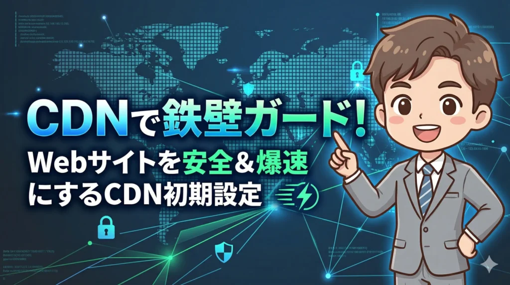 CDNで実現! Webサイトを劇的に安全・高速にする最強の初期設定 の画像
